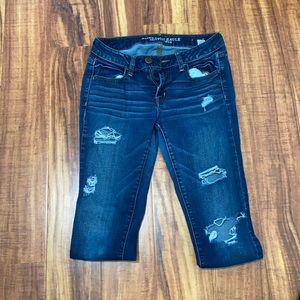 AE Ripped blue jeans